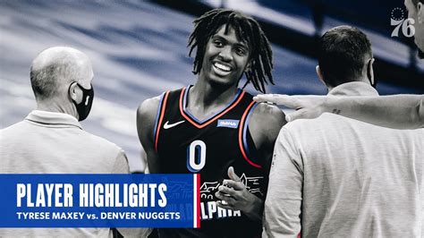 Tyrese Maxey | HIGHLIGHTS vs. Denver Nuggets (01.09.21) | Presented by ...