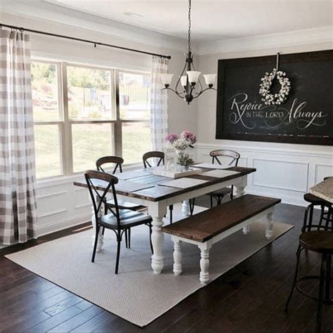 Amazing Rustic Dining Room Design Ideas 07 - SWEETYHOMEE