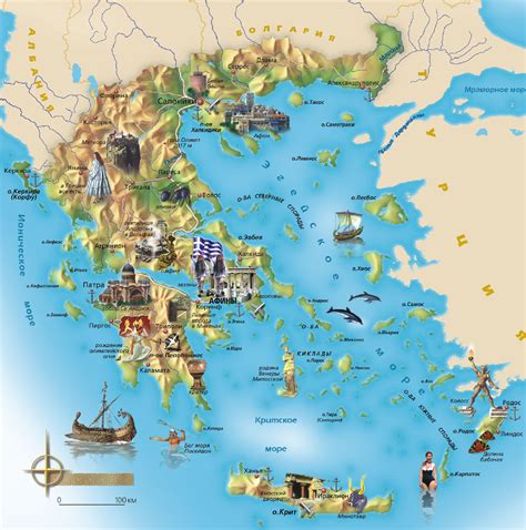 Greece Tourist Map - Greece • mappery