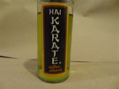 VINTAGE HAI KARATE AFTER SHAVE 4 OUNCE BOTTLE 90% FULL RARE BOTTLE - Perfume