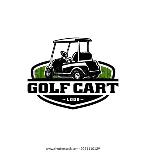 Golf Cart Logo Isolated Vector Stock Vector (Royalty Free) 2061110129 ...