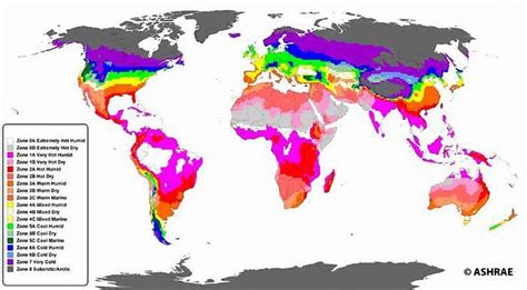 Ashrae climate zone | Climate zones, Map, Diagram