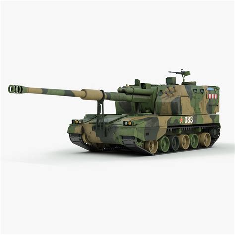 chinese plz 05 howitzer 3d model