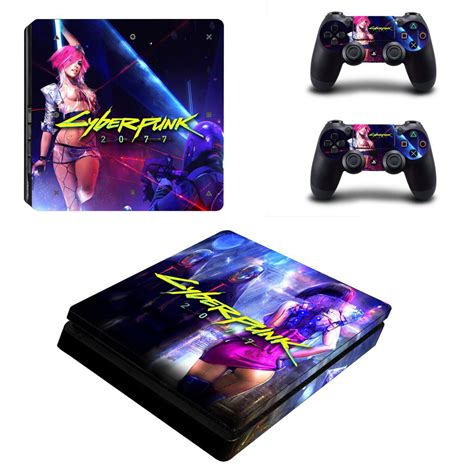 Cyberpunk 2077 Cover For PS4 Slim - ConsoleSkins.co