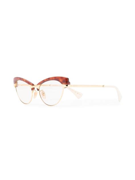 Gucci Eyewear cat-eye Frame Optical Glasses - Farfetch