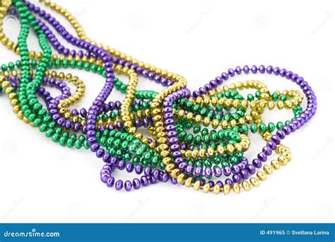 Mardi Gras Beads Royalty Free Stock Photo - Image: 491965