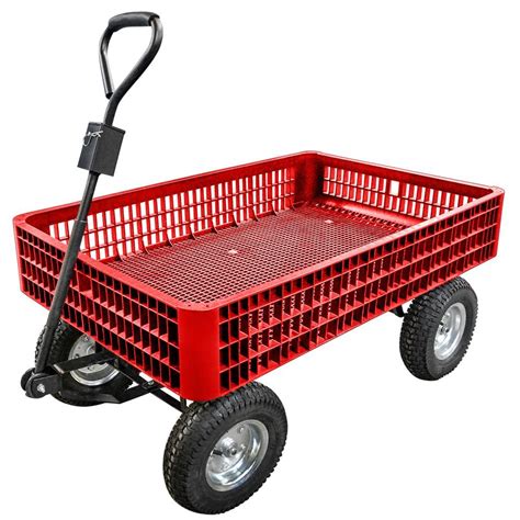 Garden Utility Cart, Red, Garden Wagon | Agri Supply # 72490