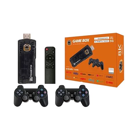 گیم اندروید باکس مدل GM-X8 GAME BOX 8k Gaming and Media Console (فروش عمده و تک) - دیلم شاپ