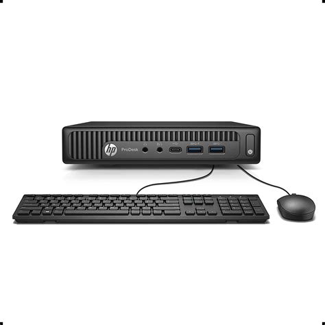 HP 600 G2 Micro Computer Mini Tower PC (Intel Quad Core i3-6100T, 16GB ...