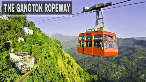 THE GANGTOK ROPEWAY || CABLE CAR RIDE IN GANGTOK || SIKKIM TOURISM - YouTube