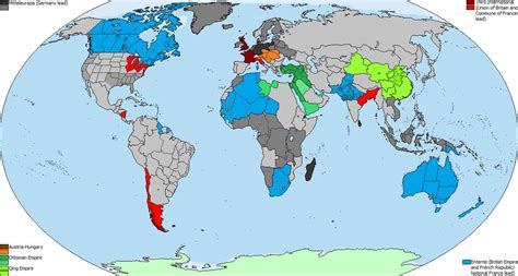 Kaiserreich Alignment starting Factions world map by SheldonOswaldLee ...