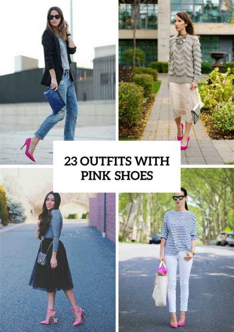 23 Women Outfit Ideas With Pink Shoes For This Season - Styleoholic