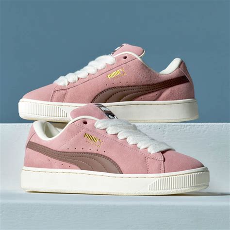 Womens PUMA Suede XL Athletic Shoe - Future Pink / Warm White | Journeys