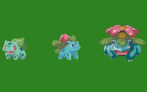 Bulbasaur Evolution Wallpaper by LtAtomSmoosher on DeviantArt