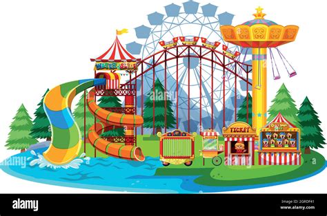 Fun water theme park Stock Vector Image & Art - Alamy