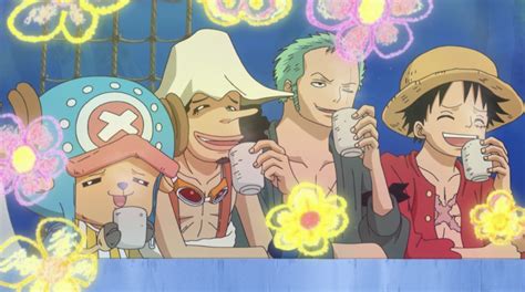 one piece- chopper, usopp, zoro and luffy post timeskip, pre fishman ...