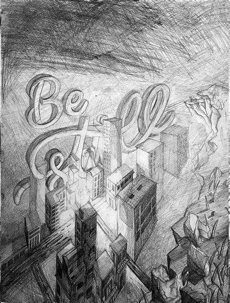 Bible Verse in Environment - Pencil Drawing on Behance