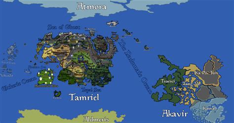 Do the Sea Elves (Maormer) interact more with Akavir than the races living on Tamriel? — Elder ...