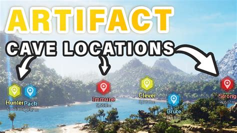 All Artifact Cave Locations in ASA Ark Survival Ascended - YouTube