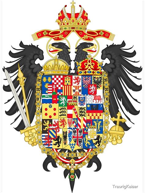 "Austria-Hungary Coat of Arms" Poster for Sale by TraurigKaiser | Redbubble