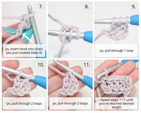 Chainless Foundation Crochet Stitches: Benefits & Step by Step Tutorials (FSC, FHDC, FDC)