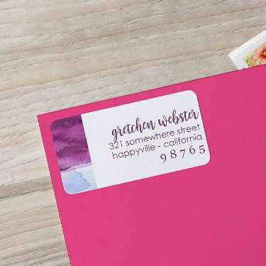 Watercolor Splash | Return Address Labels | Erin Condren