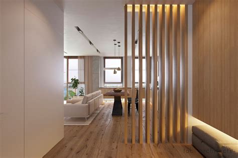 Looking at Dnipro: A Dnipro Apartment with a Laconic Interior Design | Room divider walls ...