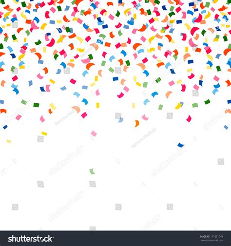 Vector Illustration Colorful Party Background Confetti Stock Vector ...