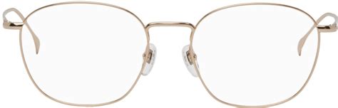 Gold Round Glasses by Gucci on Sale