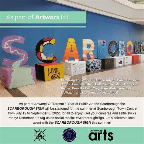 SCARBOROUGH SIGN Returns to Scarborough Town Centre! | Scarborough Arts