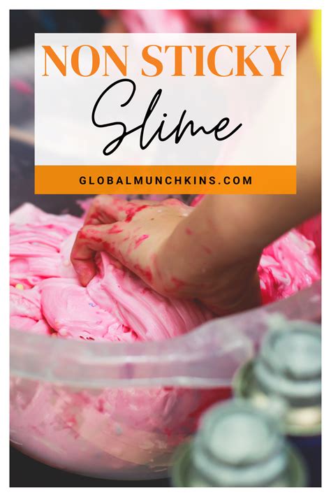 The MOST No Fail Non Sticky Slime Recipe | Global Munchkins