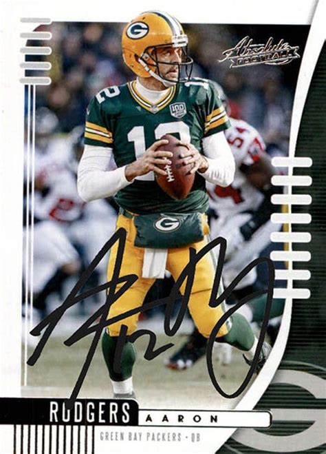 Aaron Rodgers AUTOGRAPH any Rodgers Football Card YOUR CHOICE | Etsy