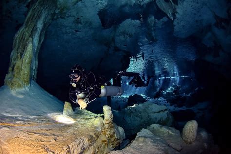 Cenote Diving in Playa del Carmen Mexico