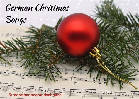 German Christmas Songs – More than Beer and Schnitzel