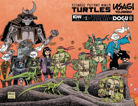 Teenage Mutant Ninja Turtles/Usagi Yojimbo Crossover WhereWhen From Stan Sakai Coming 2023 ...