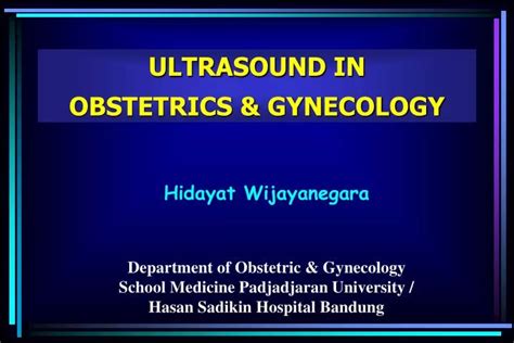 PPT - ULTRASOUND IN OBSTETRICS & GYNECOLOGY PowerPoint Presentation - ID:4278760