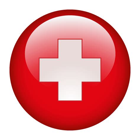 Medical cross symbol in a red circle illustration 6696490 Vector Art at ...