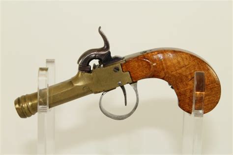 Antique European Belgian Percussion Pistol 001 | Ancestry Guns