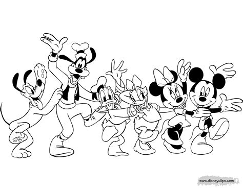 Mickey Mouse & Friends Coloring Pages 3 | Disney's World of Wonders