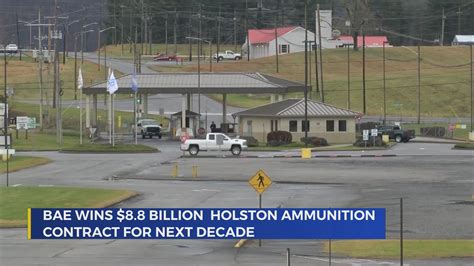 BAE Systems wins $8.8B contract to continue operating Holston Army Ammunition plant – WJHL | Tri ...