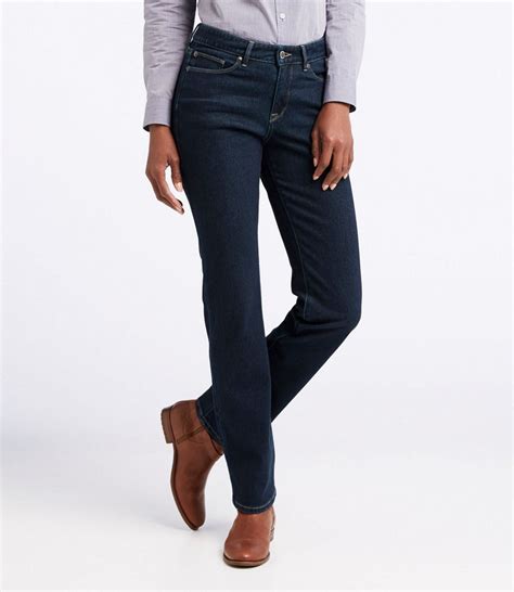 Women's L.L. Bean Knit Jeans, Classic Fit Straight-Leg | Pants & Jeans ...