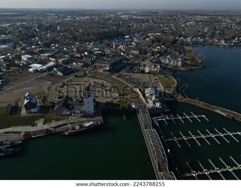 Downtown Sturgeon Bay Marina Metal Bridge Stock Photo 2243788255 ...