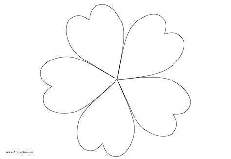 Rose Petal Coloring Pages