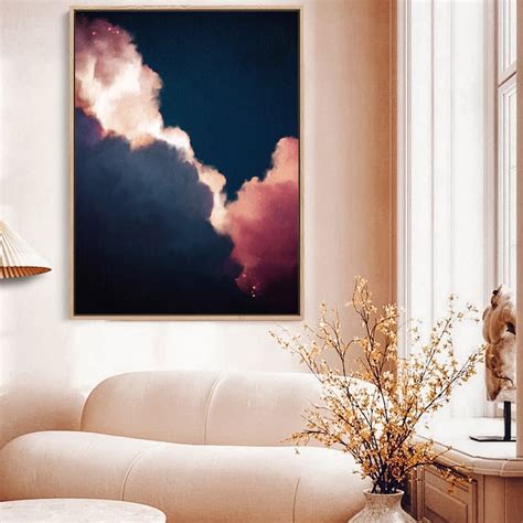 Abstract Art Cloud Painting Print Cloud Print Cloudscape - Etsy