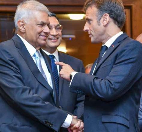 French President in fleeting but historic visit to SL | Daily FT