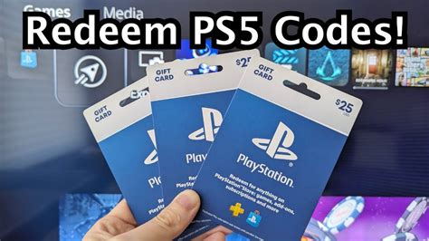 PS5 / PS5 Slim - How to Redeem Gift Card Codes! - YouTube