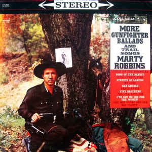 Marty Robbins - More Gunfighter Ballads And Trail Songs (1963, Vinyl ...