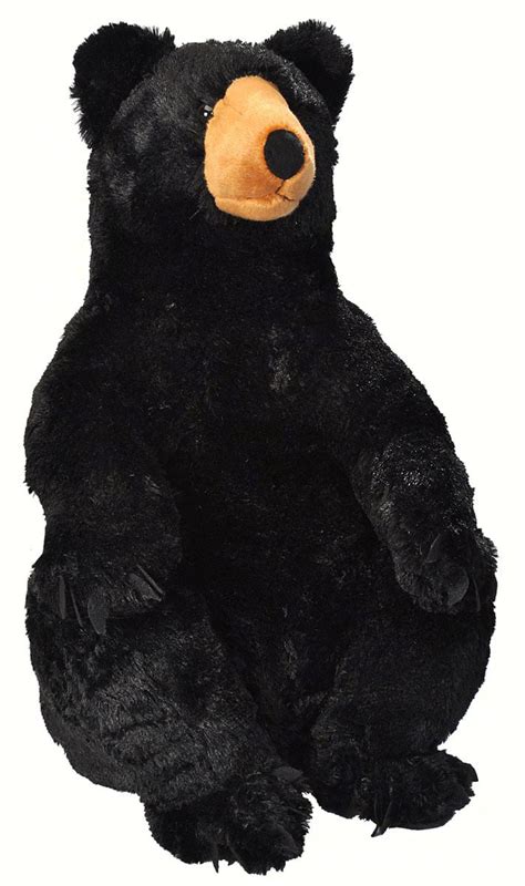 Wild Republic Black Bear Plush, Stuffed Animal, Plush Toy, Gifts for ...