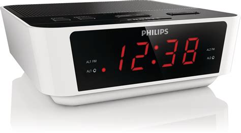 Philips AJ3115/12 Wekker radio Zwart - Klokken.shop