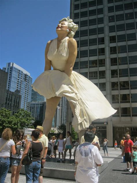 Forever Marilyn Sculpture Marilyn Monroe Chicago